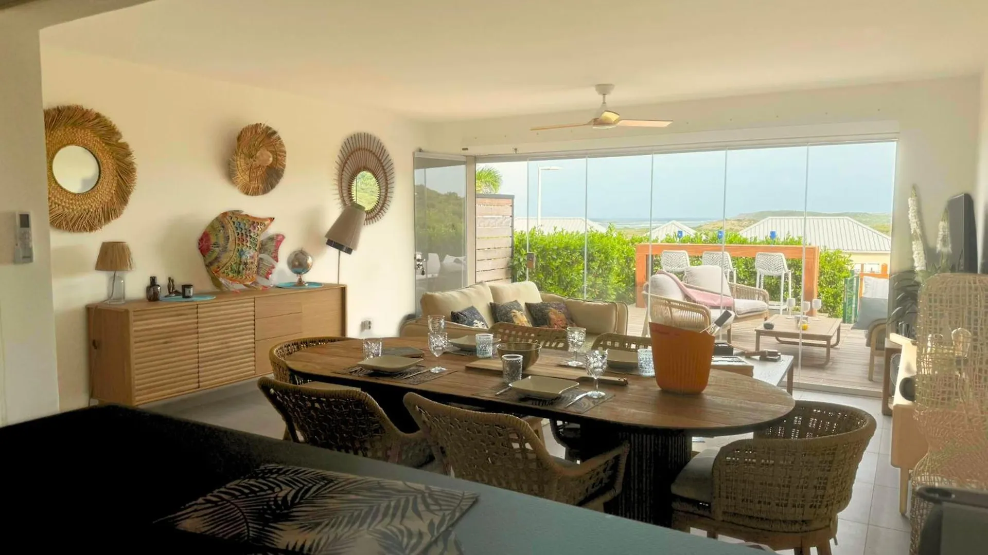 New ! Hauts Baie Orientale - Appart 1Ch 4P Vue Mer Saint-Martin